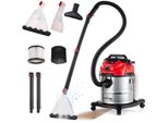 Aspirapolvere Lehmann, 1600 W, Contenitore Da 20 Litri, 4,3 L Di Pulizia, Filtro Hepa, Aspirapolvere A Umido Per Tappeti E Tappezzeria