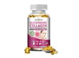 Glutatione Collagene Sbiancante 500Mg (120 Capsule) Integratore Alimentare, Pelle, Capelli, Unghie, Sbiancamento Della Pelle, Articolazioni, Disintoss