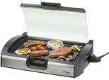 Steba Steba VG200 | Grill Elettrico | Grill Da Tavolo | Con Coperchio In Vetro | 29X40 Cm | 2200 Watt