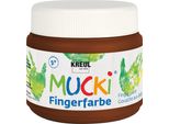 Kreul Pittura A Dita "Mucki"", Marrone, 150 Ml"