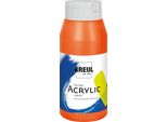 Kreul Pittura Acrilica Solo Goya Triton, Arancio Vero, 750 Ml
