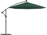 Vidaxl Ombrellone A Sbalzo Con Illuminazione A Led 300 Cm Palo In Metallo