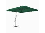 Vidaxl Ombrellone Con Palo In Acciaio 250X250 Cm Verde