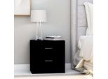 Vidaxl Comodino Nero 40X30X40 Cm Materiale A Base Di Legno