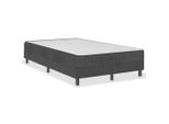Vidaxl Letto A Molle Insacchettate In Tessuto Grigio Scuro 120X200 Cm