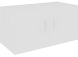 Armadio A Muro Bianco 80 X 39 X 40 Cm In Legno