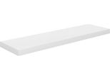 Vidaxl Scaffale Galleggiante Bianco Lucido 90X23,5X3,8 Cm Mdf