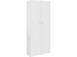 Libreria Bianca 82,5X30,5X185,5 Cm Materiale A Base Di Legno