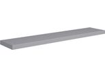 Vidaxl Scaffale A Muro Galleggiante Grigio 120X23,5X3,8 Cm Mdf