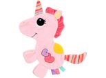 Unicorno 35 Cm Coperta Frusciante In Peluche Rosa