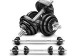 Re:Sport® Set Di Manubri In Ghisa Da 20 Kg Set Di Manubri Set Di Piastre Per Pesi Manubri