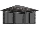 Padiglione Con Zanzariera E Luci Led 4X3X2,73M Antracite