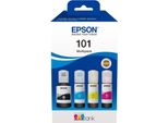 Epson 101 Multipack - Confezione Da 4 Pezzi - Nero, Giallo, Ciano, Magenta - Originale - Contenitore Di Inchiostro - Per Epson L4260, L4266, L61