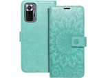 Mezzo Custodia A Libro Per Xiaomi Redmi Note 10 Pro Mandala Verde 445821
