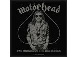 Motorhead - Taglia Standard - Toppa "49% Motherfucker"" - Poliestere RO8035 (Taglia Unica) (Nero/Grigio)"