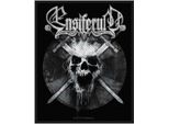 Ensiferum - Cranio - Toppa - Poliestere RO6626 (Taglia Unica) (Nero/Bianco)