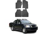 2005-2015 Nissan Navara Tappetini Tpe Nero 4 Pz