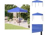 Vidaxl Tenda Per Feste Pieghevole Blu 3X3 M - Padiglioni E Tende Per Feste