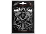Motorhead - Plettro "Bad Magic"" 5-Pack RO1159 (Taglia Unica) (Nero/Bianco)"