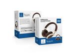Blue Star, Auricolare Bluetooth 40 Ore Di Autonomia Microfono Pulsanti Multifunzione, Marrone