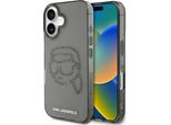 Custodia Karl Lagerfeld Iml Strass Karl Head Do Iphone 16 Czarny