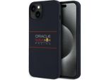 Red Bull Rbhmp14S24Sihsrv Custodia Rigida Per Iphone 14 6.1 In Silicone Granatowy/Navy Logo Orizzontale Magsafe