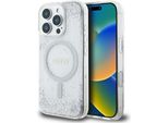 Guess Guhmp16Lrgrges Custodia Rigida Iphone 16 Pro 6.3 Srebrny/Argento Resina Gradiente Glitter Magsafe