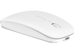 Wiwu, Mouse Senza Fili 2.4G + Bluetooth Usb Ricaricabile, Bianco