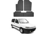 1996-2009 Peugeot Partner Tappetini Tpe Nero 4 Pz