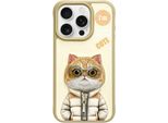 Nimmy Etui Iphone 15 Pro Max 6.7 Khaki Cool&Cute 2.0 Gatto