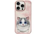 Nimmy Custodia Iphone 16 Pro Max 6.9 RóżOwy/Gatto Rosa Big Eyed Pet 2.0
