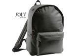 Sols Bags 70100 | Zaino Rider Backpack | 14 X 28 X 40 Cm - Colore: Nero - Dimensioni: 14 X 28 X 40 Cm