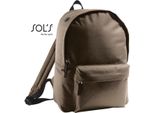 Sols Bags 70100 | Zaino Rider Backpack | 14 X 28 X 40 Cm - Colore: Chocolate - Dimensioni: 14 X 28 X 40 Cm