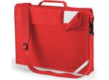 Quadra QD457 | Borsa Per Libri Junior Custodia Per Documenti | 37 X 30 X 6 Cm - Colore: Rosso Brillante - Dimensioni: 37 X 30 X 6 Cm