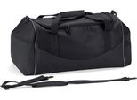 Quadra QS70 | Borsa Sportiva Teamwear Holdall | 62 X 30 X 30 Cm - Colore: Nero/Grigio Grafite - Dimensioni: 62 X 30 X 30 Cm