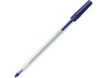 Bic 8932402 60 Bic Kugelschreiber Round Stic Ecolutions Transparent Schreibfarbe Blau