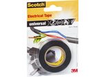Scotch Isolierband Universal, 15 Mm X 10 M, Schwarz