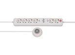Brennenstuhl Eco-Line Extension Socket Comfort Switch Plus El Csp 24 6 Vie 1,5 M H05VV-F 3G1,5 2 Permanenti, 4 Commutabili