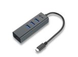 I-TEC I-Tec Metal Hub USB-C 3 Porte + Adattatore Gigabit Ethernet