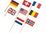 Bandierine Party Picker 30 Pezzi Colorati 7 Cm - Taglia Unica