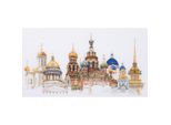 Thea Gouverneur Kit Punto Croce "St. Petersburg Evenweave"", 79X50Cm"