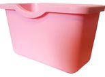 Cestino Appeso Per L'anta Dell'armadio [20,3X13,5X12,5 Cm] Cestino Appeso Per I Rifiuti Organici | Cestino Per La Cucina | Cestino Appeso Per I Rifiuti | Adatto Anche Per Auto, Camper, Camion [Rosa]