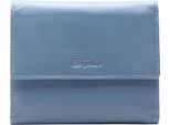 Esquire Pelle Portafoglio Viktoria Wallet With Flap Dove Blue Celeste