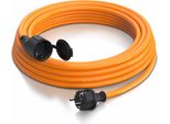 Cavo Di Prolunga Brandson, Tipo F Schuko, Cavo Di Alimentazione Per Uso Esterno 3500W, Esterno, IP44 - 40M