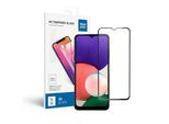 5D Vetro Protettivo Temperato Samsung Galaxy A22 5G Blue Stars Nero