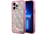 Guess Guhcp14Llc4Psgp Iphone 14 Pro 6.1RóżOwy/Rosa Custodia Rigida Liquid Glitter 4G Transculent