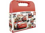 Cars Progressive Puzzle - Case Of 4 Puzzles - Educa - 12-16-20-25 Pieces