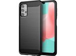 Custodia Carbon Per Oppo A54 5G / A74 5G / A93 5G, Nero 444771