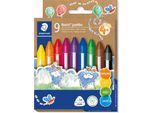 Matite A Candela Triangolari Jumbo 9 Colori Staedtler