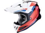 Casco Da Motocross Scorpion VX-22 Air Beta Nero Rosso Bianco Taglia M